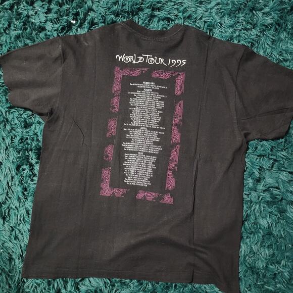 Vintage Jimmy Page & Robert Plant 1995 Tour Tee - Picture 2 of 7